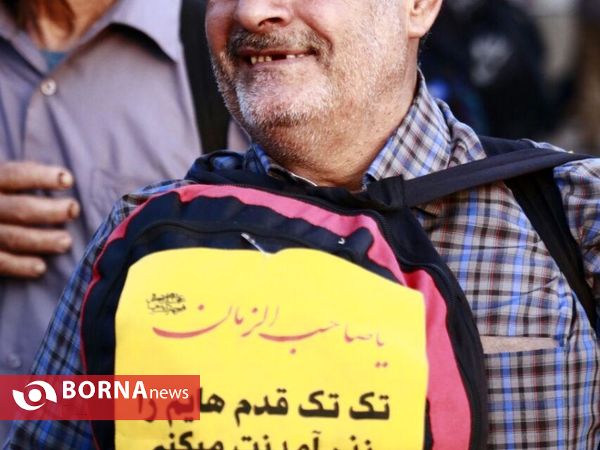 نمای نزدیک اربعینیون شلمچه
