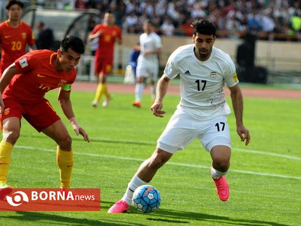 دیدار تیم های فوتبال ایران- چین