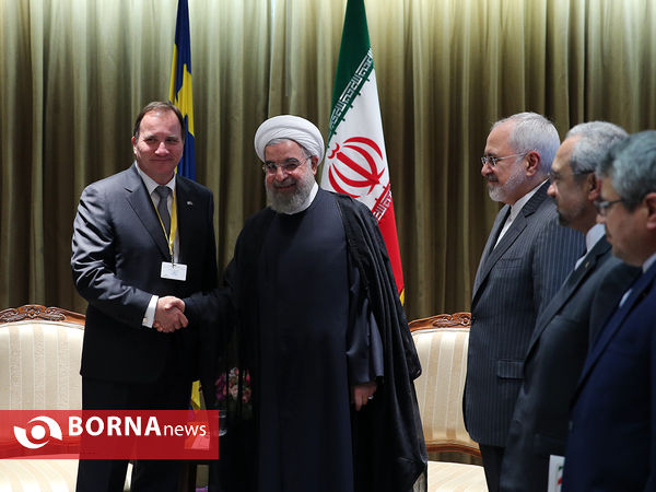 دیدار رئیس جمهوری  با نخست وزیر سوئد