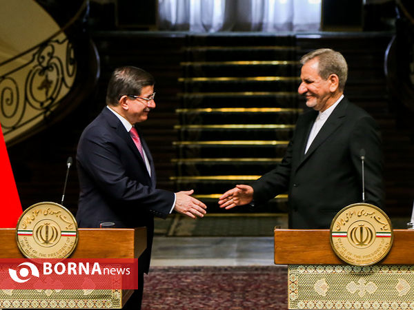 استقبال رسمی معاون اول رئیس جمهوری از نخست وزیر ترکیه