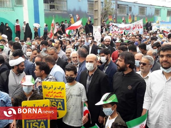 راهپیمایی روز قدس_ شهرستان قرچک