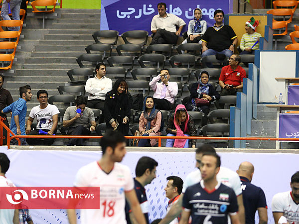 دیدار والیبال ایران - تایلند قهرمانی آسیا