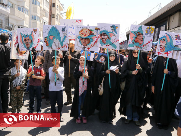 راهپیمایی روز جهانی قدس در تهران (۱)
