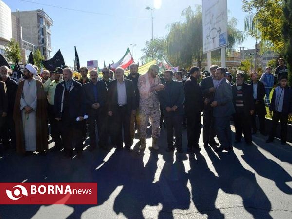راهپیمایی 13 آبان در شهرستان پردیس