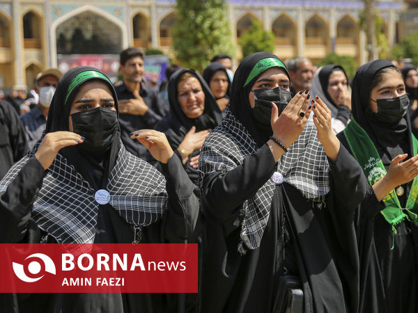 پیاده روی جاماندگان اربعین حسینی در شیراز
