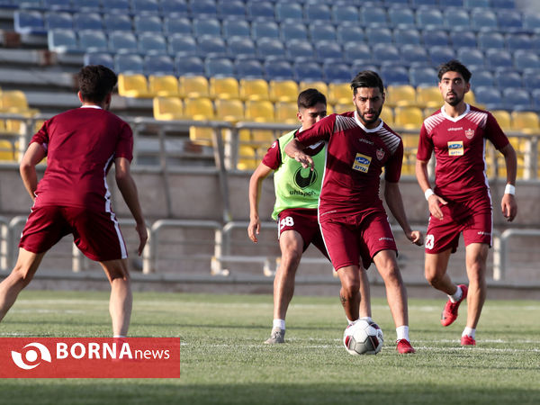 تمرین تیم فوتبال پرسپولیس تهران