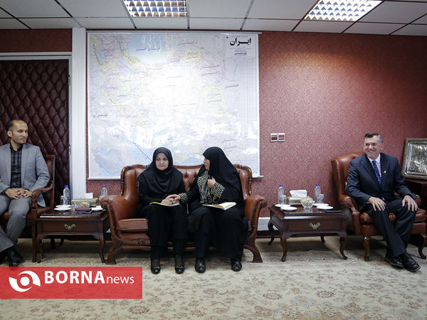 دیدار وزیر ورزش و جوانان با رییس فدراسیون جهانی پیوند اعضا