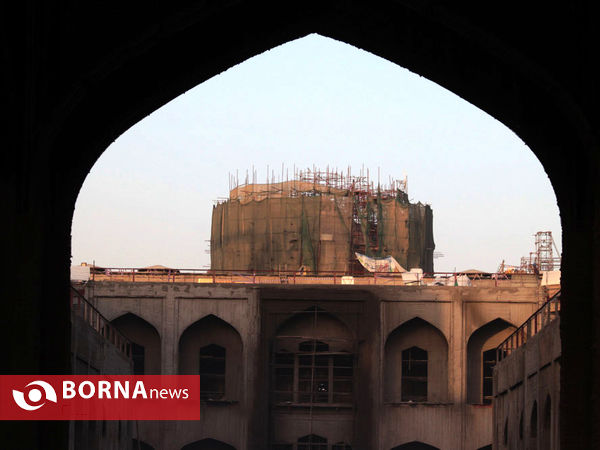 نجف - ساخت صحن حضرت زهرا و ترمیم گنبد حرم امام علی (ع)