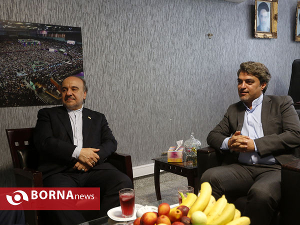 حضور وزیر ورزش و جوانان در خبرگزاری برنا