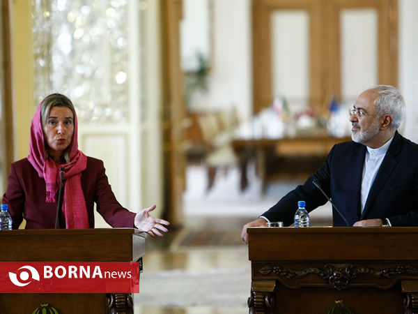 نشست خبری ظریف و موگرینی