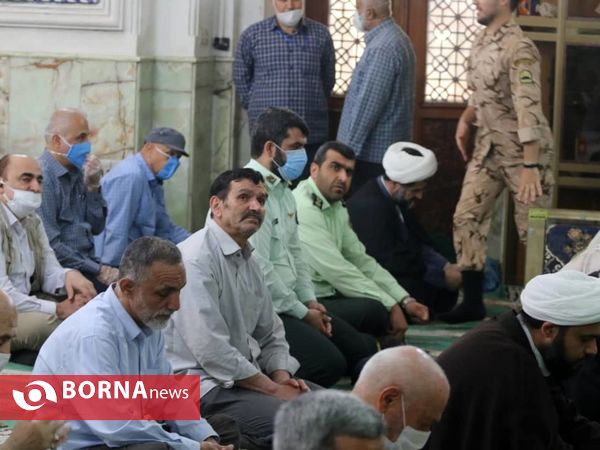 برگزاری نخستین نمازجمعه پس از شیوع کرونا_ لاهیجان