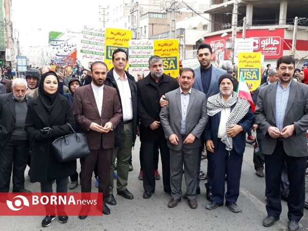 راهپیمایی ۲۲ بهمن - شهرستان قدس