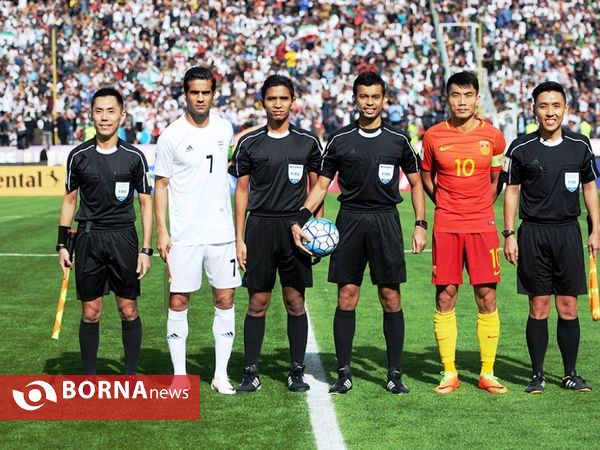 دیدار تیم های فوتبال ایران- چین