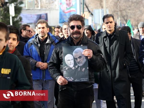 تجمع عاشورایی همدانی ها در پاسداشت شهید سلیمانی