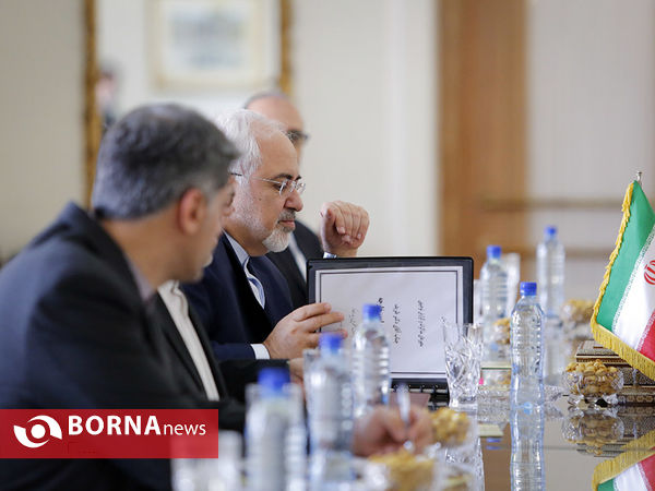 ملاقات جناب آقای دکتر ظریف با آقای پل گالاگر وزیر امور خارجه واتیکان