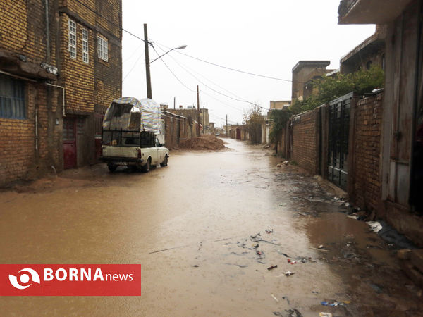 روستاهای اطراف شیراز روی آب