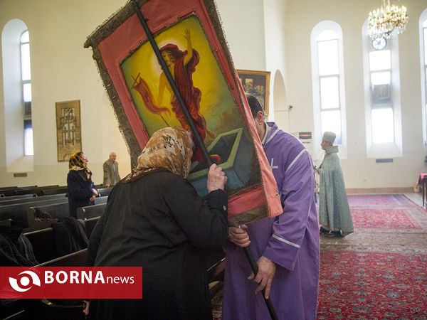 مراسم سال نو میلادی در کلیسای مریم مقدس