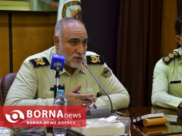 نشست خبری فرمانده انتظامی استان مازندران