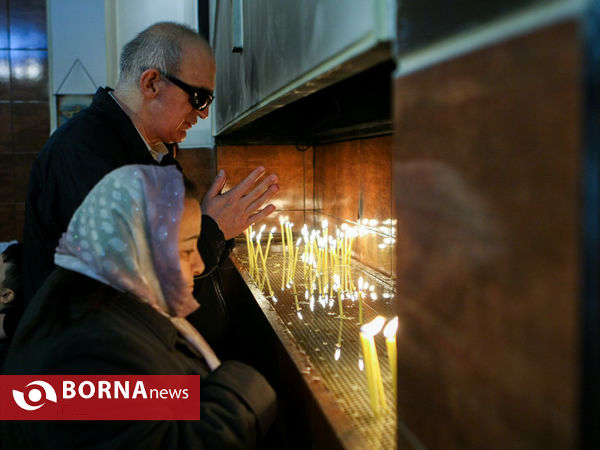 مراسم سال نو میلادی در کلیسای گریگور مقدس
