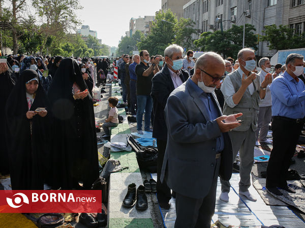 نماز عید سعید فطر - حوالی دانشگاه تهران