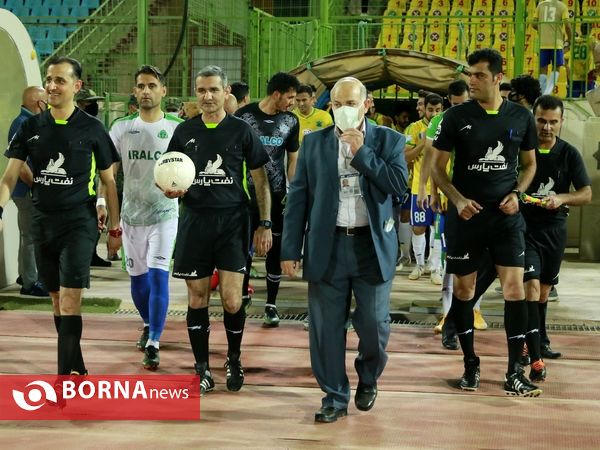 حاشیه دیدار تیم های فوتبال صنعت نفت و آلومینیوم