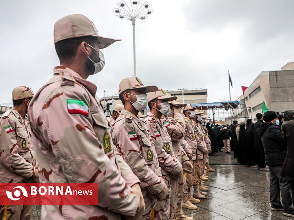 اجتماع عزاداران فاطمی و تشییع پیکر 9 شهید دفاع مقدس و مدافع حرم