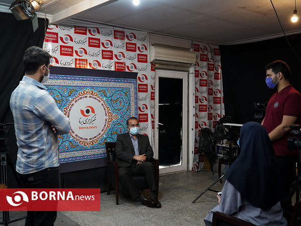 حضور خسرو ساکی و حسین صادقی در خبرگزاری برنا