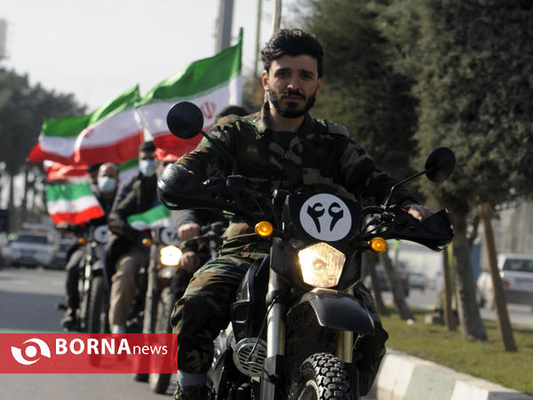 رژه نیروی های موتوری و خودرویی 22 بهمن- شهرستان قدس