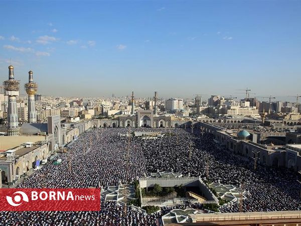 نماز عید فطر حرم مطهر رضوی