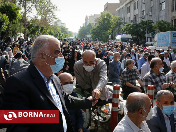 نماز عید سعید فطر - حوالی دانشگاه تهران