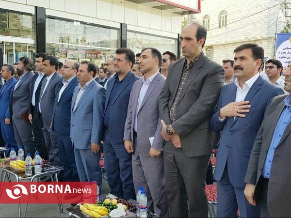 مراسم کلنگ زنی عملیات اجرایی احداث پل‌های خرم‌رود خرم آباد
