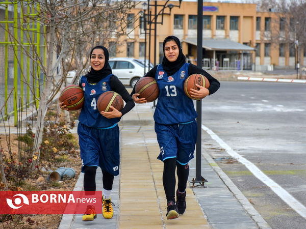 تمرینات تیم بسکتبال اکسیژن اراک