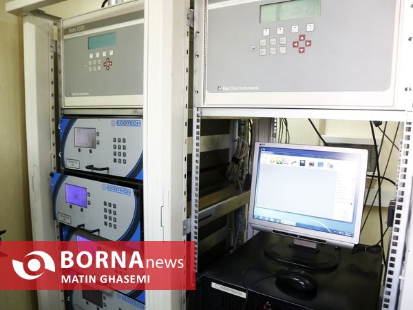 بازدید خبرنگاران از سیستم سنجش آلودگی هوا