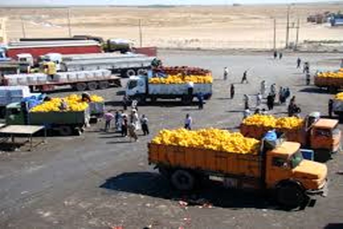 ۱۰۵ هزار تن محصولات کشاورزی از مرز مهران به عراق صادر شد
