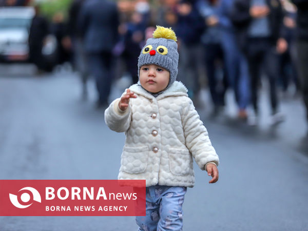  تجمع بزرگ مردم اراک