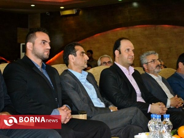 مراسم تجلیل از کارگران در لاهیجان