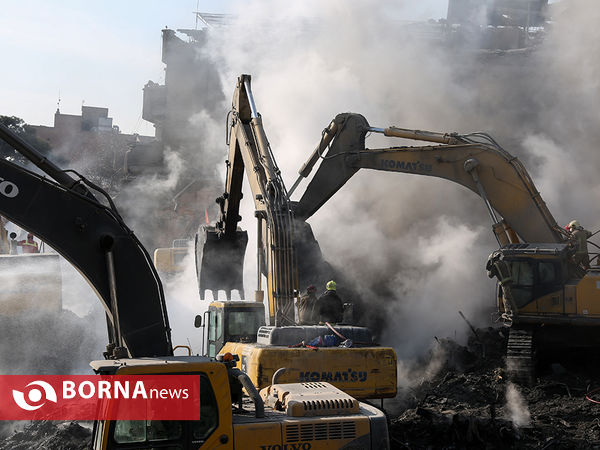 هفتمین روز حادثه پلاسکو