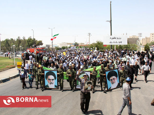 راهپیمایی روز قدس - سمنان