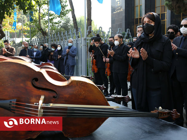 مراسم وداع با پورنگ پورشیرازی