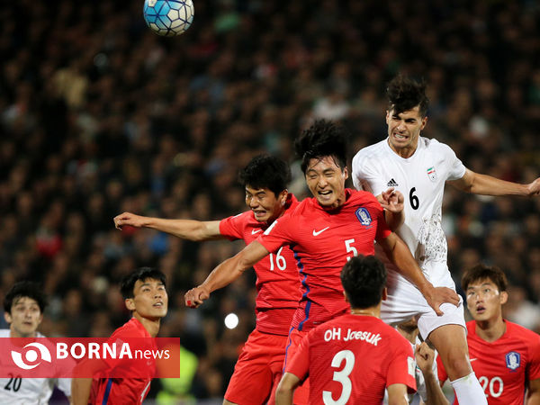 در حاشیه دیدار تیمهای  فوتبال ایران - کره جنوبی