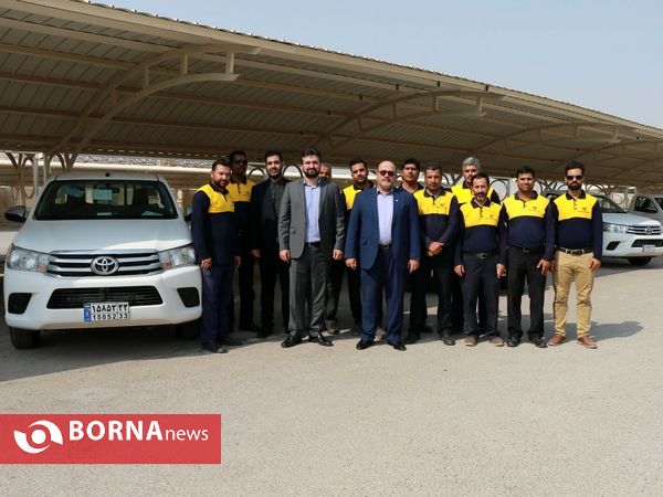 تجهیز یگان خودرویی ادارات پست آبادان و خرمشهر
