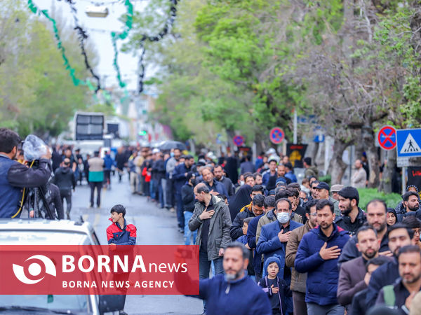  تجمع بزرگ مردم اراک