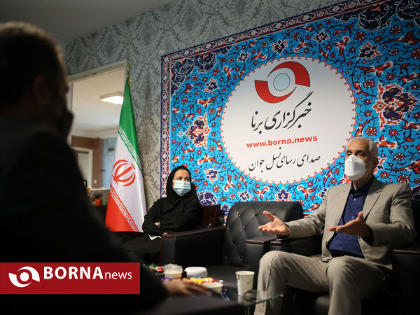 حضور محسن مهر علیزاده در خبرگزاری برنا