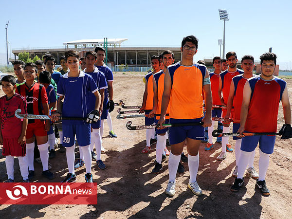 آیین کلنگ‌زنی خانه هاکی در کرمان