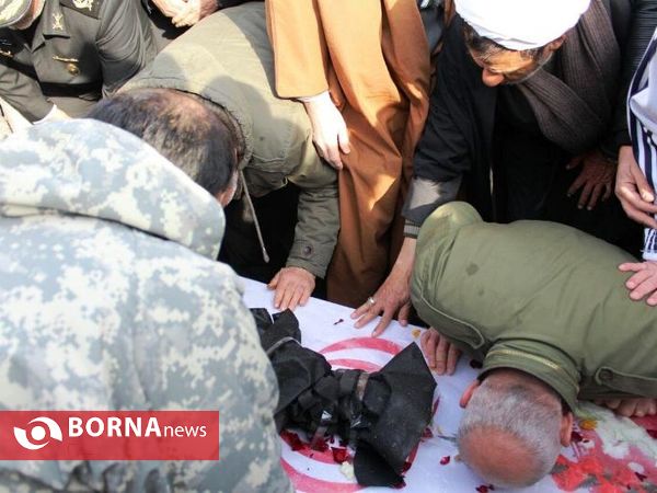 تشییع  پیکر شهید امیر باسره -بندرانزلی
