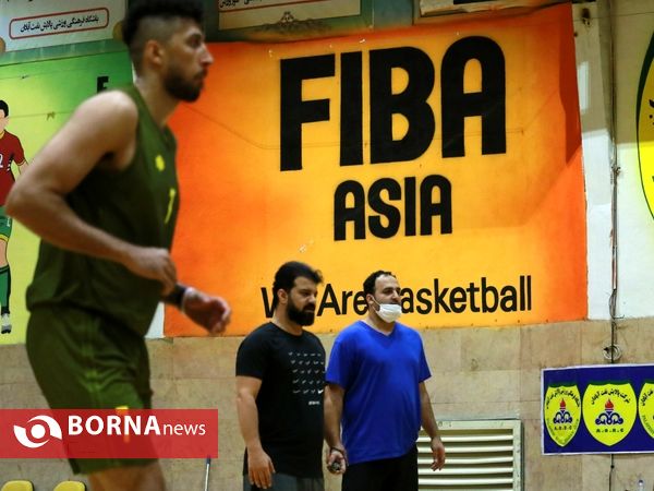 تمرینات تیم بسکتبال پالایش نفت آبادان
