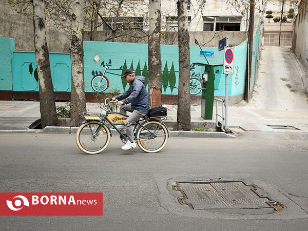 جولان دوچرخه سواران در پایتخت
