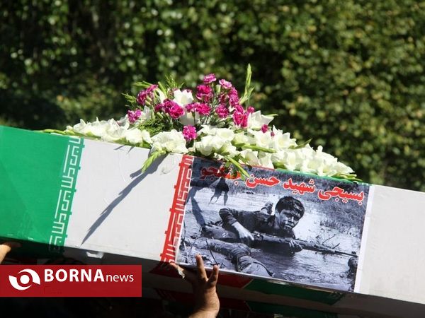 تشییع پیکر شهید جنگجو