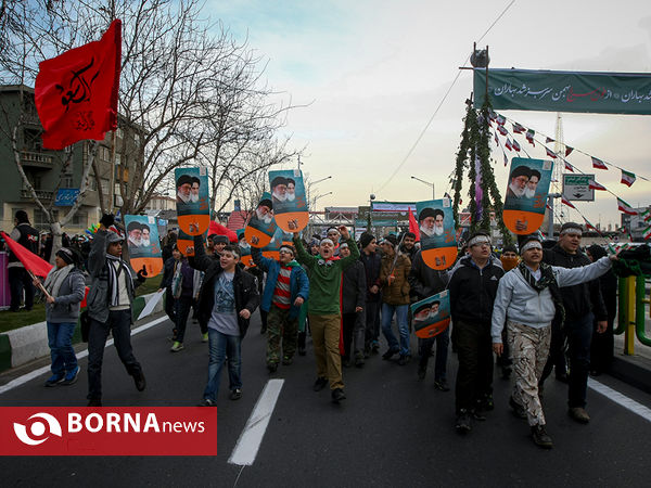 راهپیمایی روز بیست و دوم بهمن در تهران-1