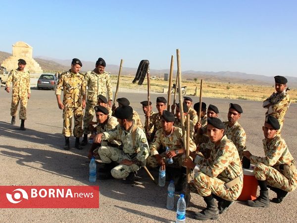 مهار آتش در ارتفاعات پاسارگاد